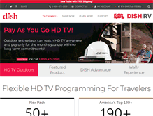 Tablet Screenshot of dishformyrv.com